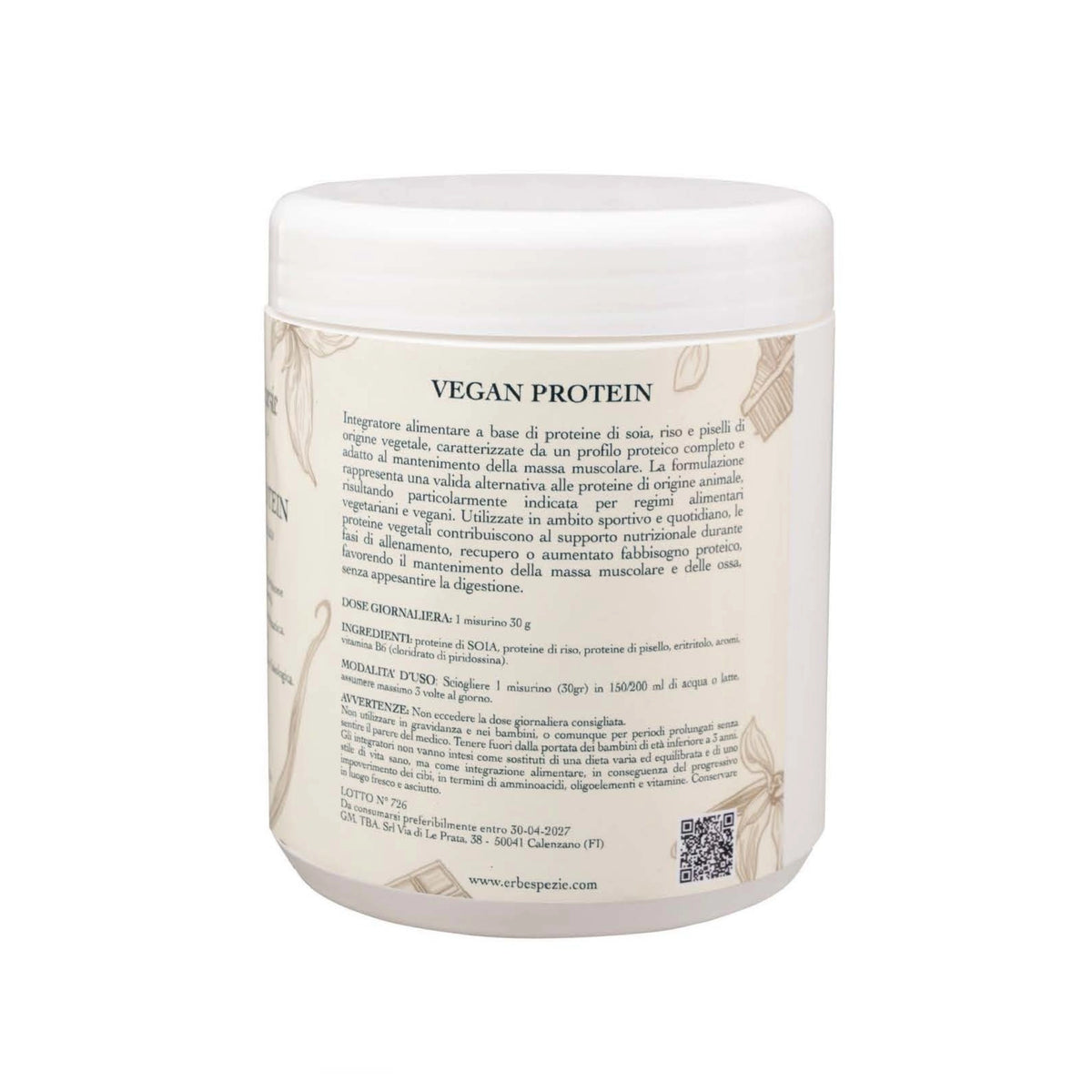 VEGAN PROTEIN VANIGLIA E CIOCCOLATO