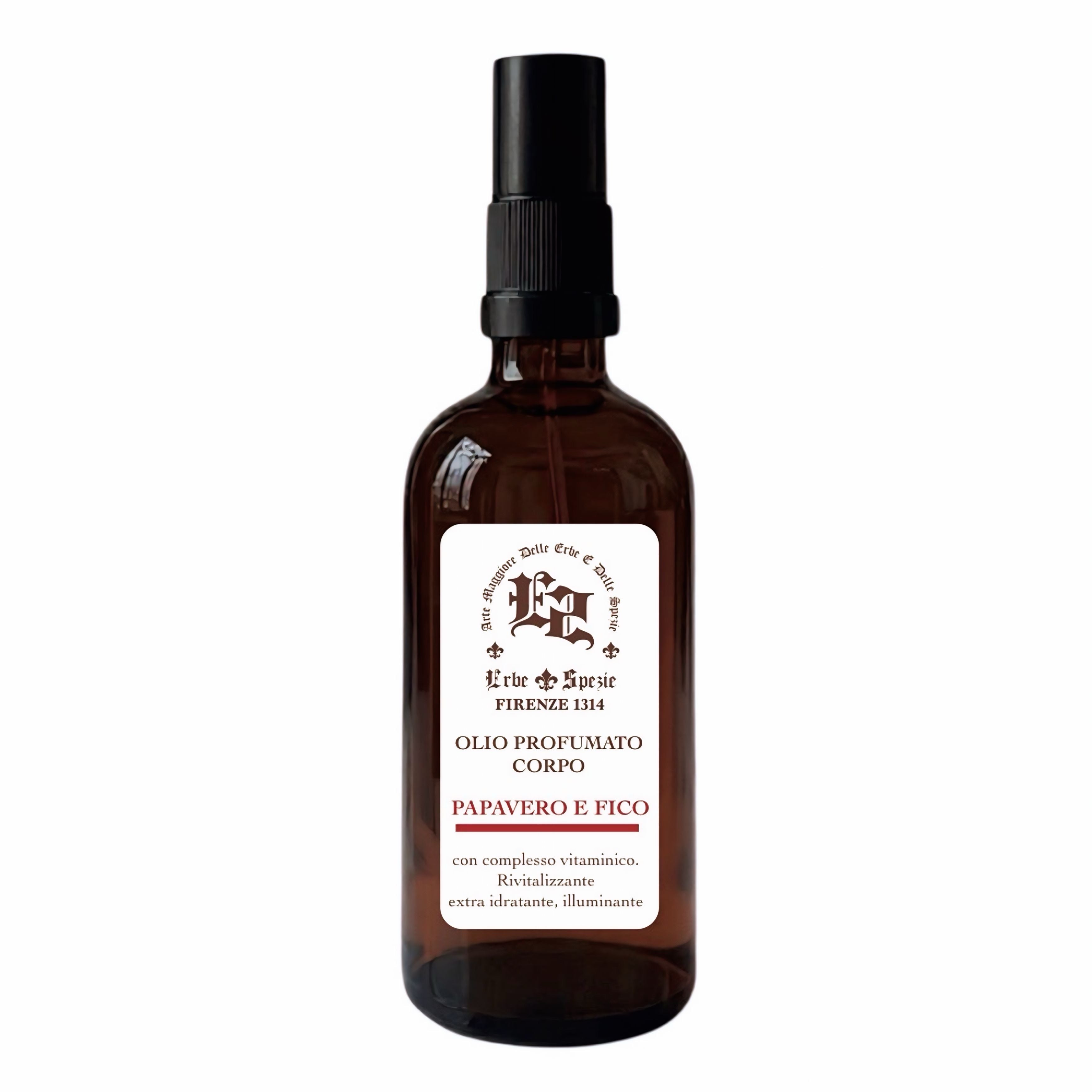 Olio Profumato Corpo Papavero e Fico Erbe Spezie