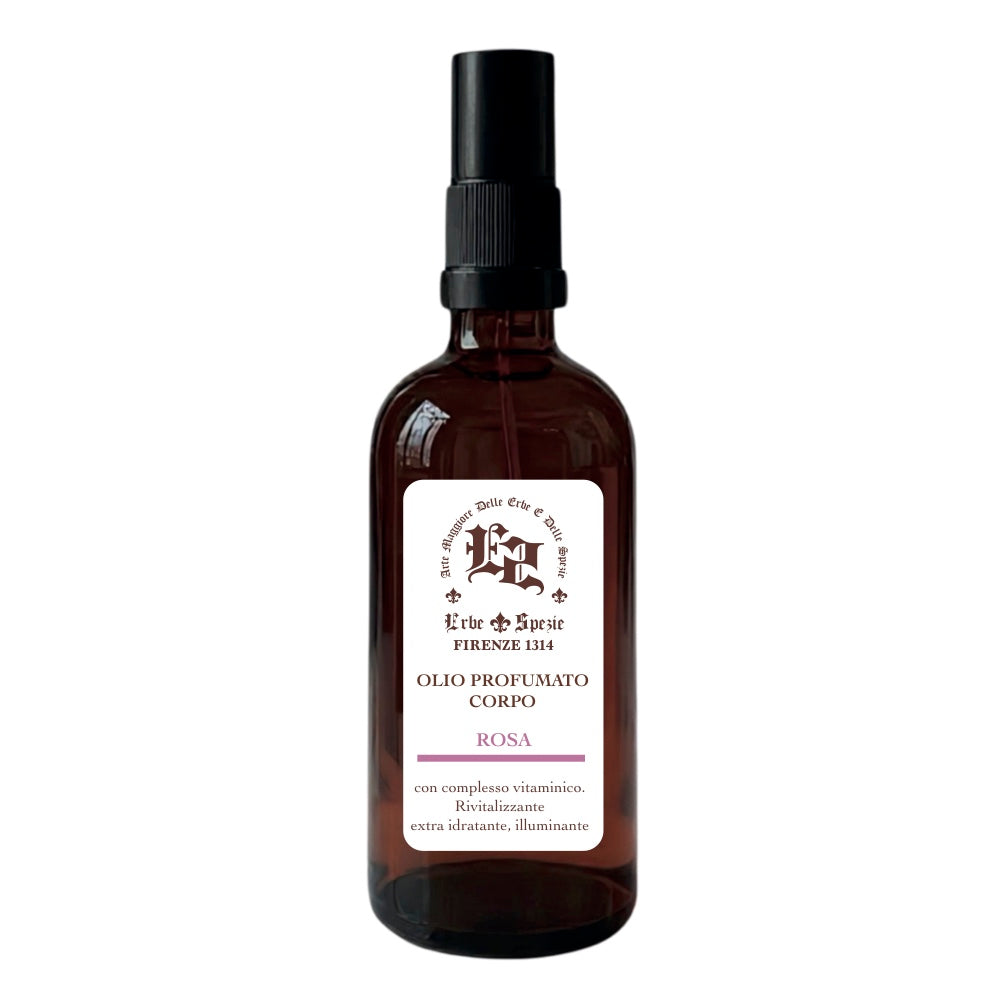 Olio Profumato Corpo Rosa Erbe Spezie