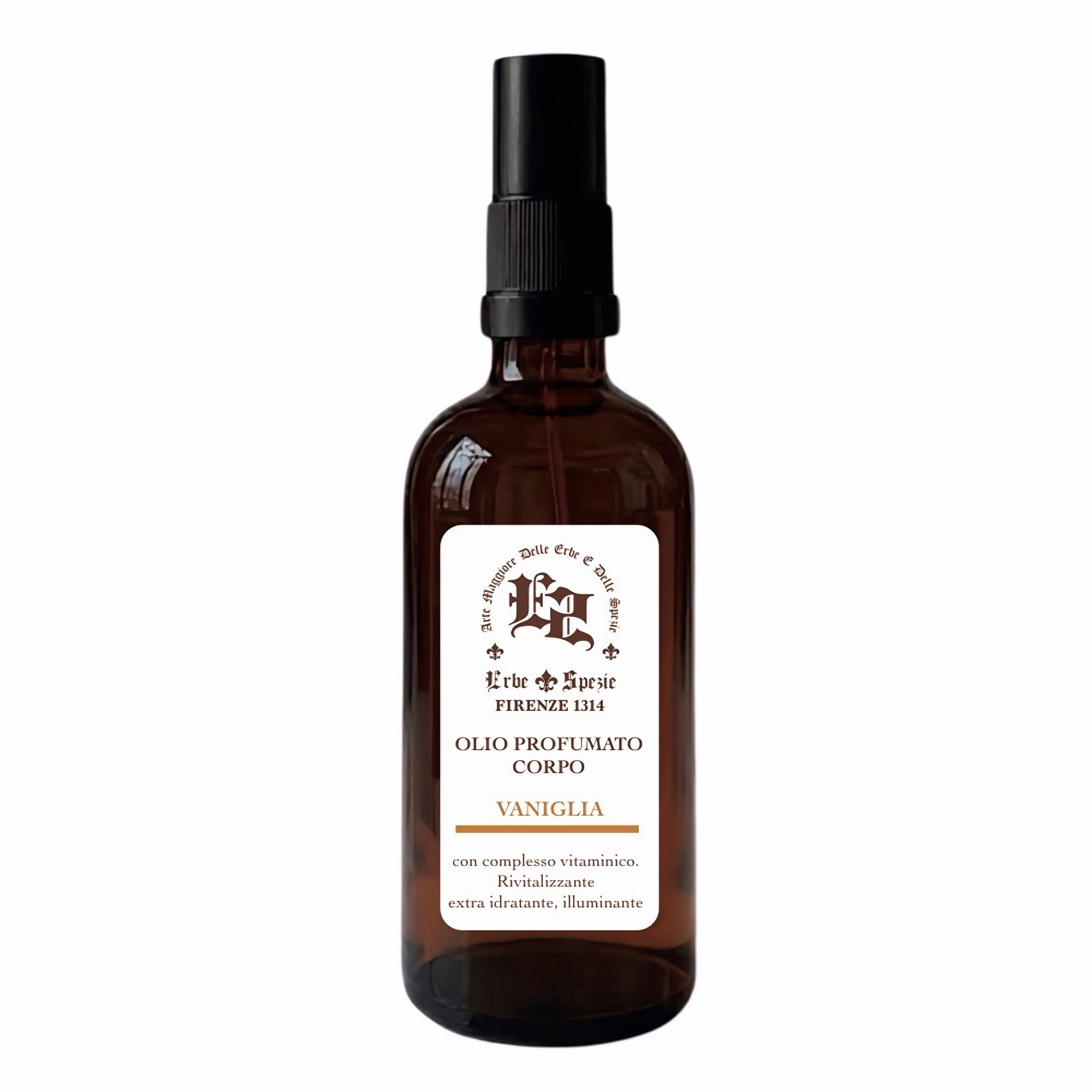 Olio Profumato Corpo Vaniglia Erbe Spezie
