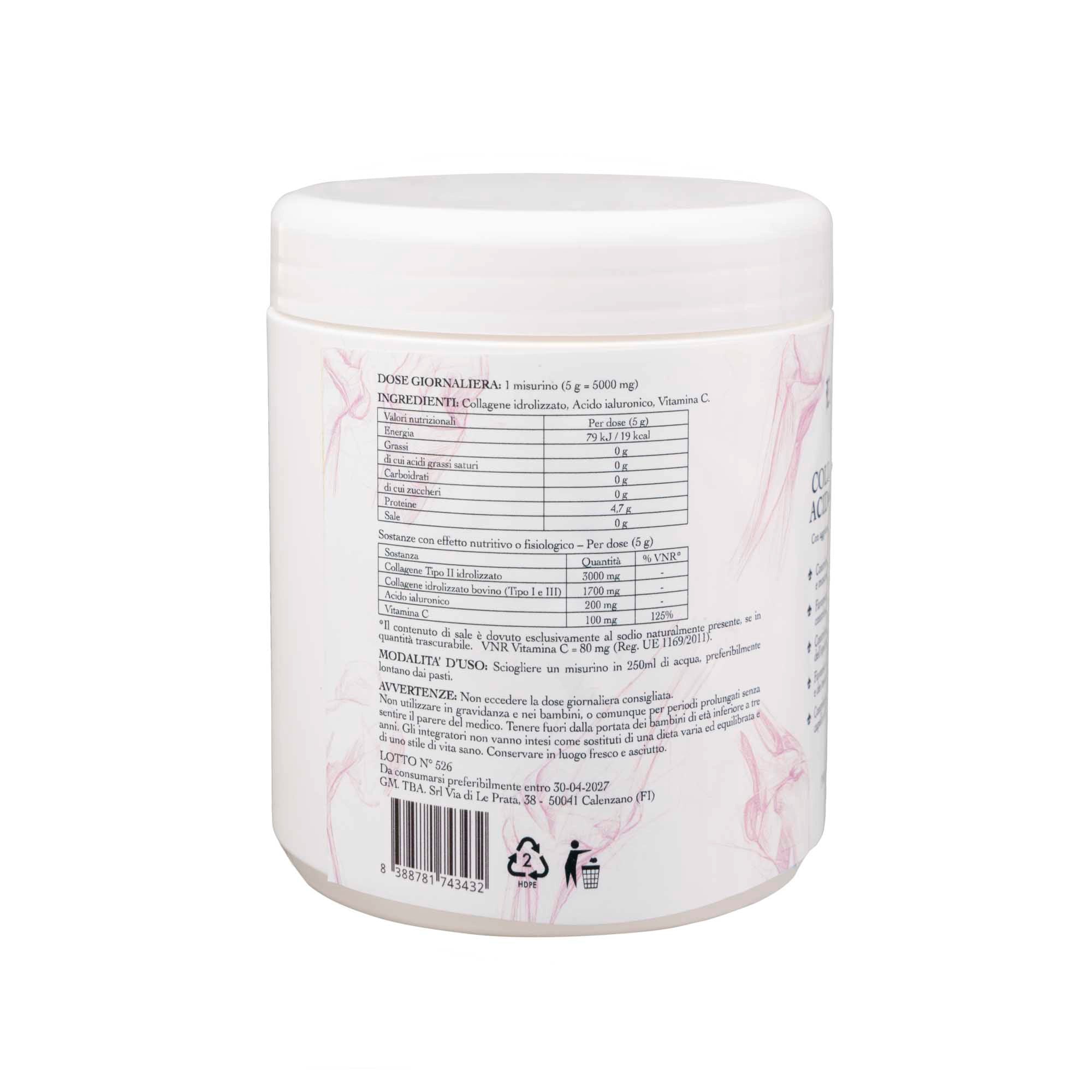 COLLAGENE TIPO II ACIDO IALURONICO