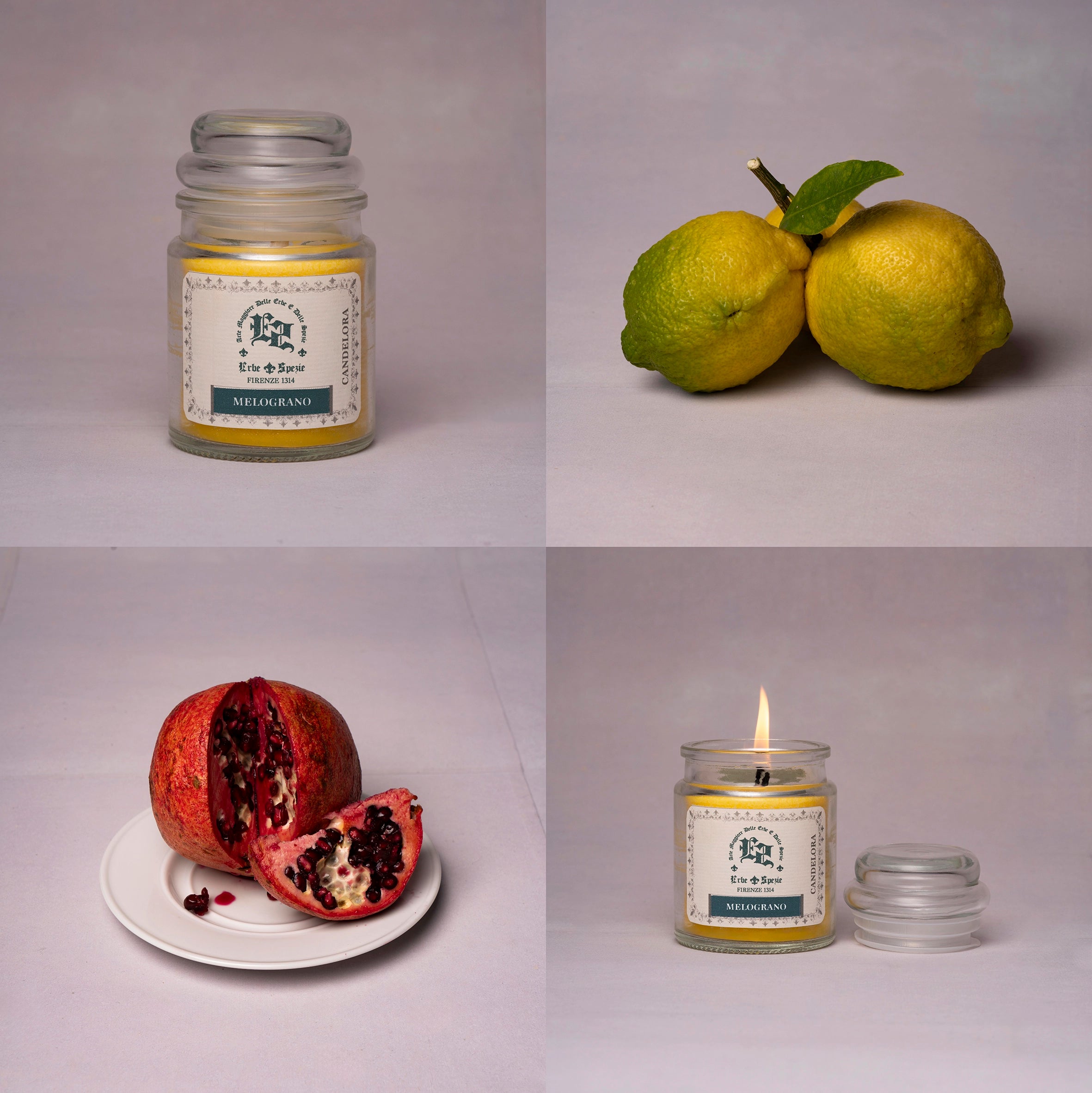 POMEGRANATE SCENTED CANDLE