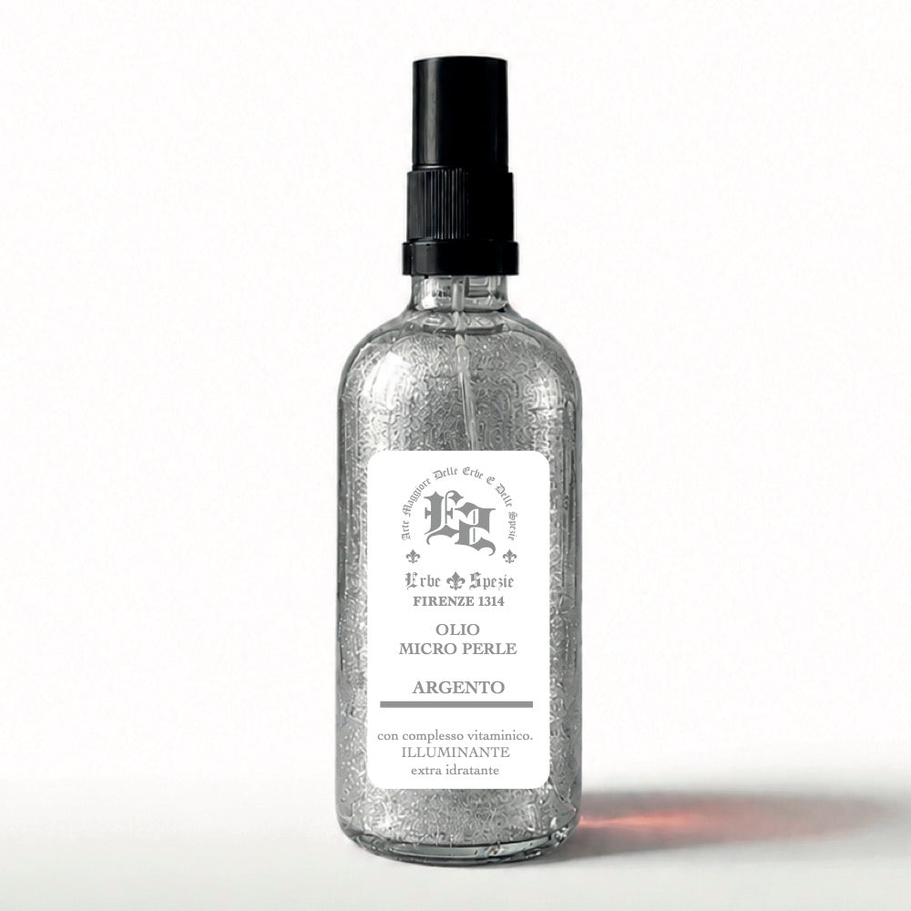 OLIO ILLUMINANTE CON MICRO-PERLE ARGENTO