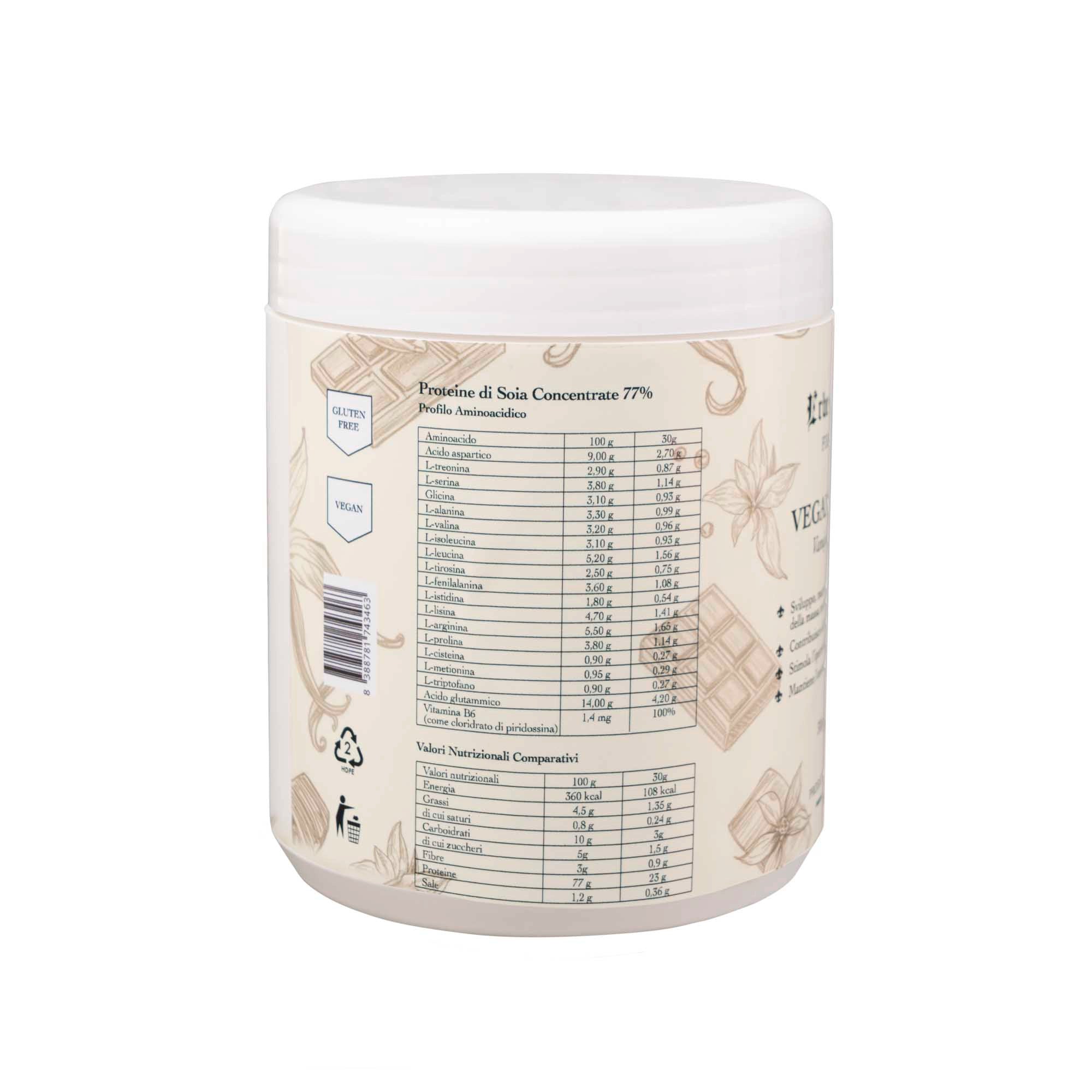 VEGAN PROTEIN VANIGLIA E CIOCCOLATO